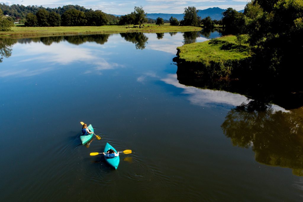Enjoy activities during your Bellingen holiday such as kayaking hiking walking yoga cycling shopping